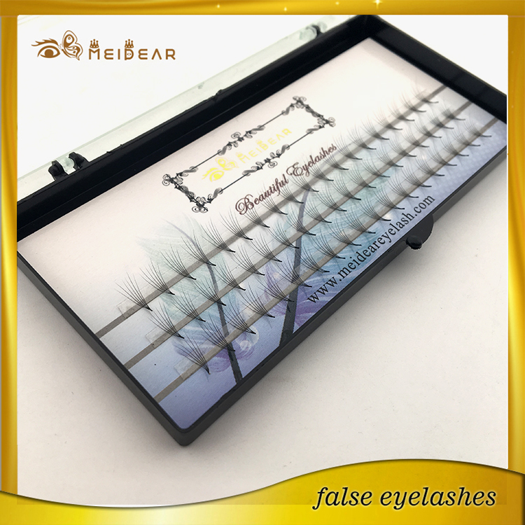 Custom package private label faux mink pre-fanned volume lash extension Canada